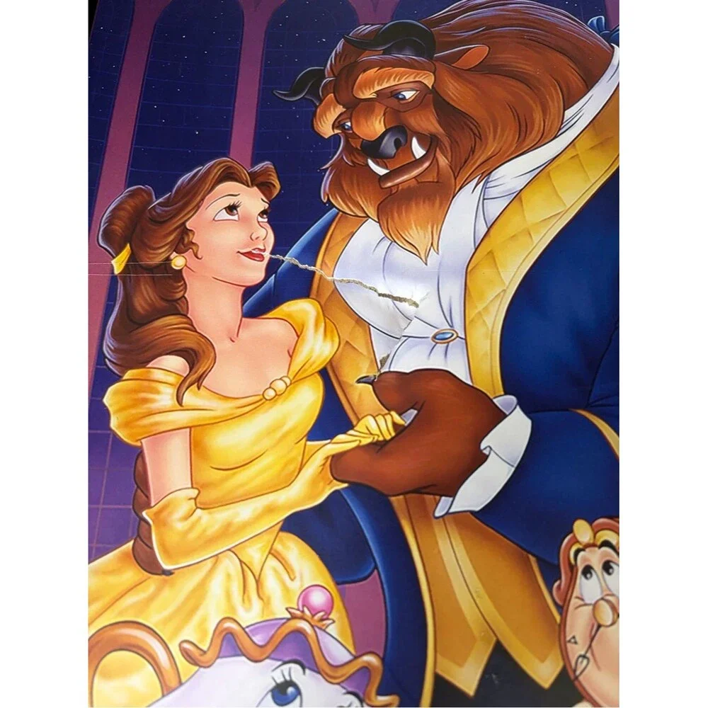 Disney Beauty and the Beast VHS Blanket